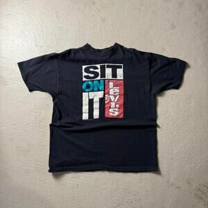 Vintage 1990 Levi’s Red Tab Sit On It Promo Men's XL Tee